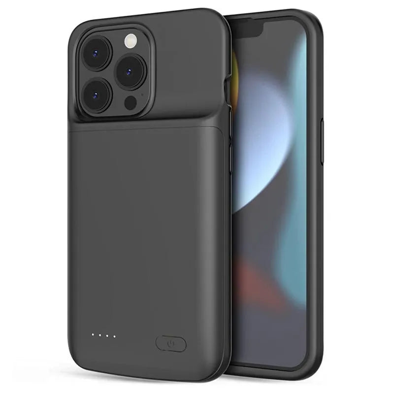 Power-Bank-Case iPhone Schutzhülle - Schwarz