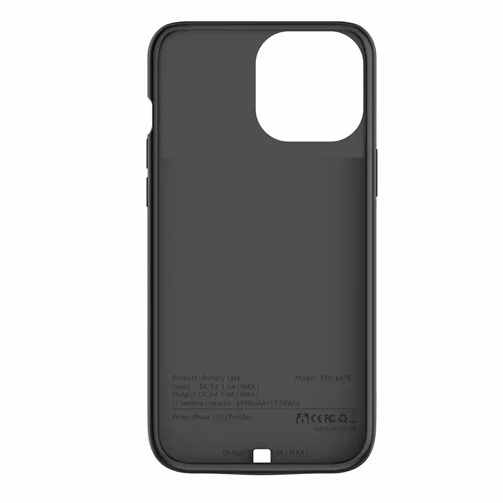 Power-Bank-Case iPhone Schutzhülle - Schwarz